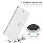 Til Samsung Galaxy A40 Fuld Beskyttelse Stander Cover Krokodille Tekstur Læder Pung Telefonetui med Rem