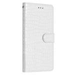 Til Samsung Galaxy A40 Fuld Beskyttelse Stander Cover Krokodille Tekstur Læder Pung Telefonetui med Rem