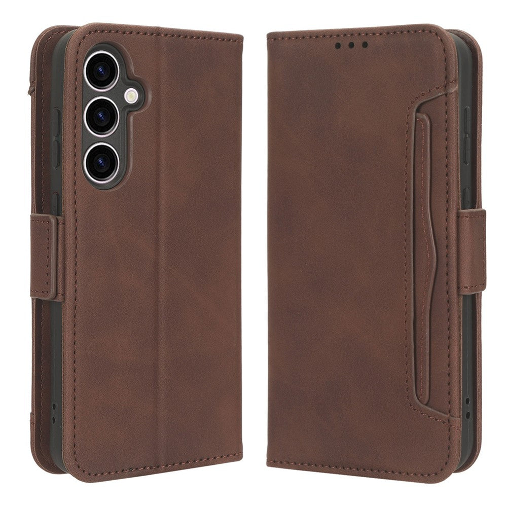 Phone Case with Multiple Card Slots for Samsung Galaxy S23 FE , Stand Wallet Leather Cover