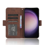 Phone Case with Multiple Card Slots for Samsung Galaxy S23 FE , Stand Wallet Leather Cover