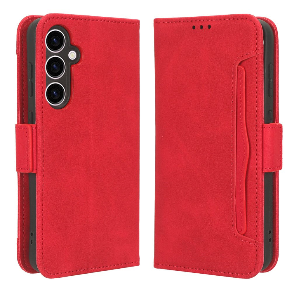 Phone Case with Multiple Card Slots for Samsung Galaxy S23 FE , Stand Wallet Leather Cover