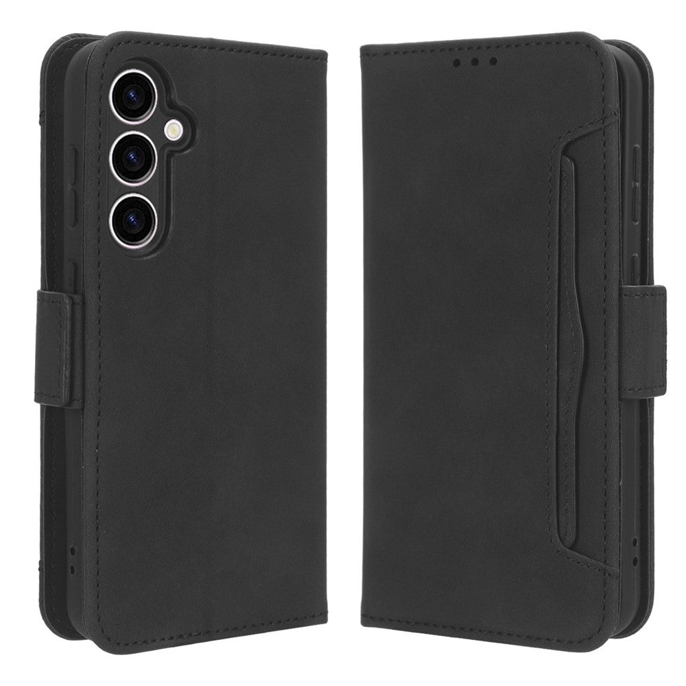 Phone Case with Multiple Card Slots for Samsung Galaxy S23 FE , Stand Wallet Leather Cover