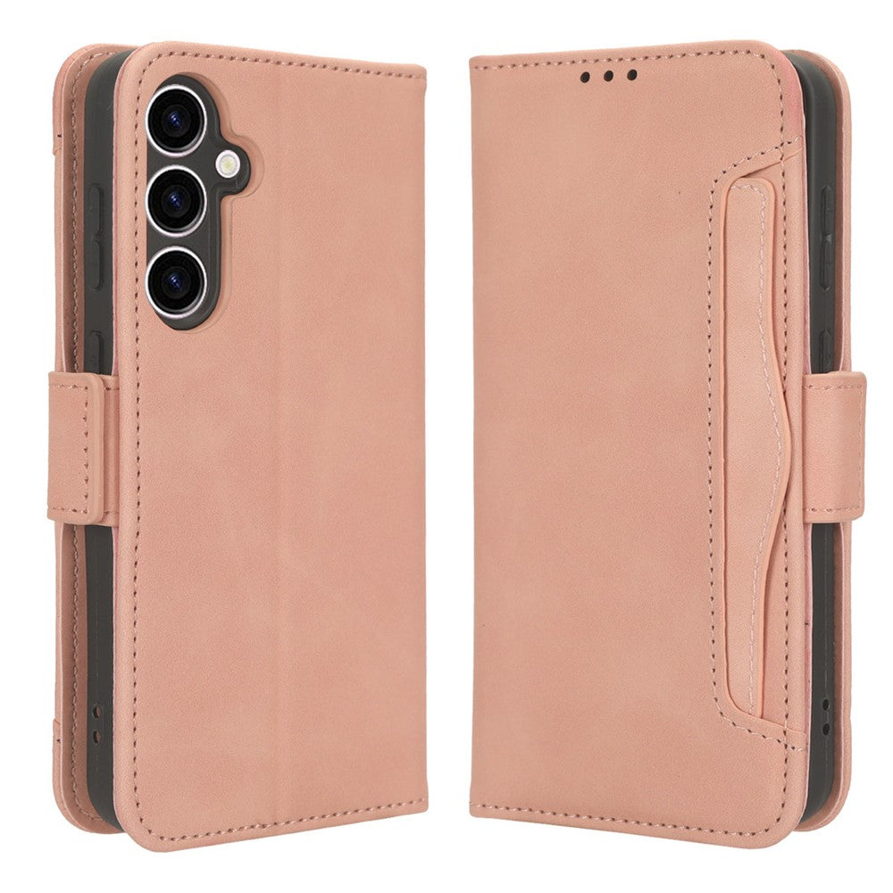 Phone Case with Multiple Card Slots for Samsung Galaxy S23 FE , Stand Wallet Leather Cover