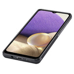 LC.IMEEKE Phone Case for Samsung Galaxy A32 5G / M32 5G , Carbon Fiber Texture PU Leather Coated TPU+EVA Cover