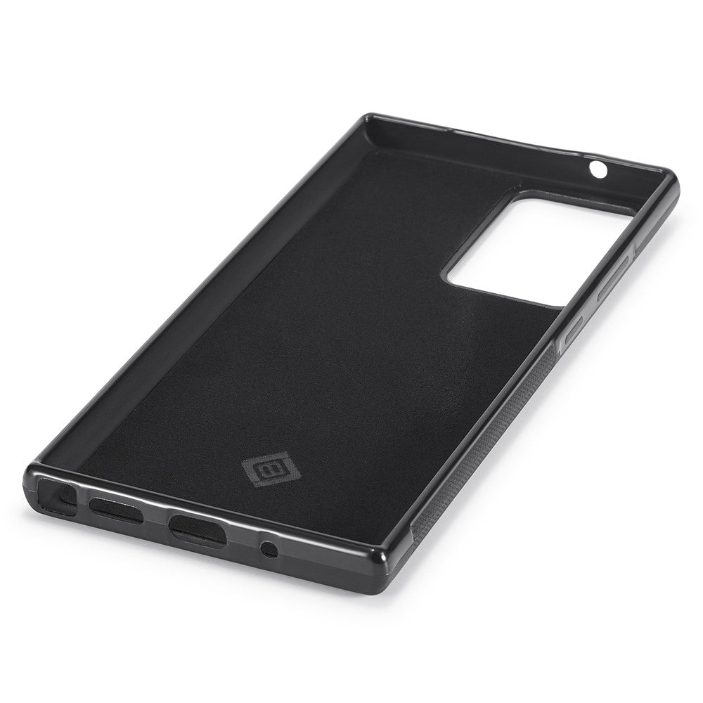 LC.IMEEKE kolfiberstruktureret, ridsefast cover til Samsung Galaxy Note20 Ultra / Note20 Ultra 5G, mobilcover i PU-læder+TPU+EVA