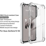 IMAK til Asus Zenfone 10 5G Telefoncover Fire Hjørner Anti-fald Gennemsigtigt TPU Bagcover