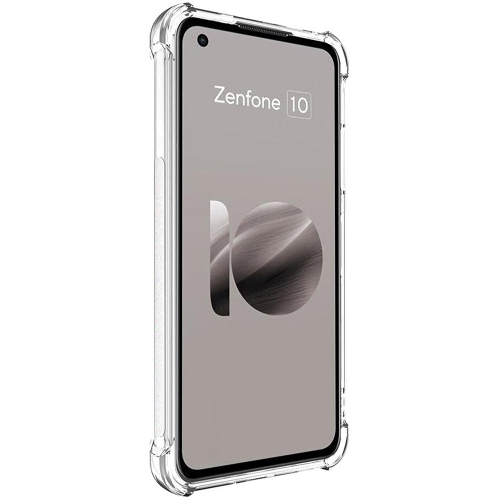 IMAK til Asus Zenfone 10 5G Telefoncover Fire Hjørner Anti-fald Gennemsigtigt TPU Bagcover