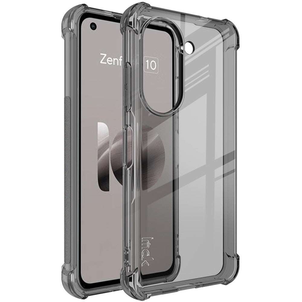 IMAK til Asus Zenfone 10 5G Telefoncover Fire Hjørner Anti-fald Gennemsigtigt TPU Bagcover