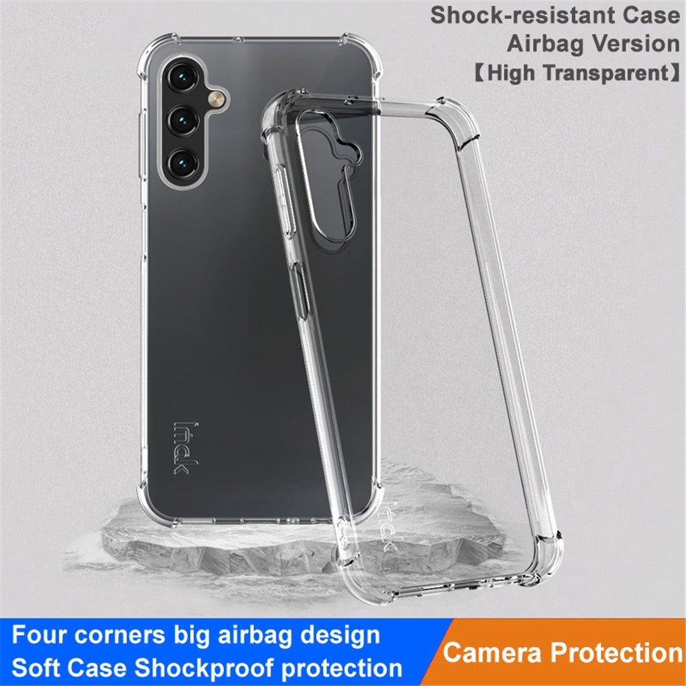IMAK Clear Phone Case for Samsung Galaxy A25 5G (Global) (161.0 x 76.5 x 8.3mm), Thickened Four Corner Shell Anti-Dust TPU Phone Cover