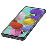 LC.IMEEKE För Samsung Galaxy A51 4G SM-A515 Slim-Fit mobilskal Kolfiberstruktur PU-läder+TPU+EVA-skal