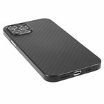 For iPhone 12 Pro 6.1 inch Carbon Fiber Texture PC Cover Super Thin Phone Case (Precise Lens Cutout)