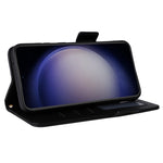 For Samsung Galaxy S23 FE Anti-scratch Litchi Texture PU Leather Case Wallet Stand Phone Cover with Strap