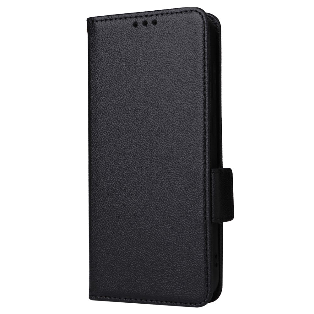 For Samsung Galaxy S23 FE Anti-scratch Litchi Texture PU Leather Case Wallet Stand Phone Cover with Strap