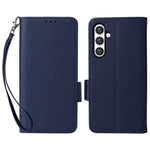 For Samsung Galaxy S23 FE Anti-scratch Litchi Texture PU Leather Case Wallet Stand Phone Cover with Strap