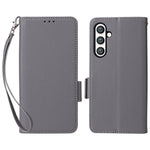 For Samsung Galaxy S23 FE Anti-scratch Litchi Texture PU Leather Case Wallet Stand Phone Cover with Strap