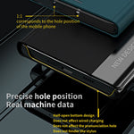 For Samsung Galaxy S23 FE PU Leather+PC Electroplating Phone Cover Drop Protection Stand Case