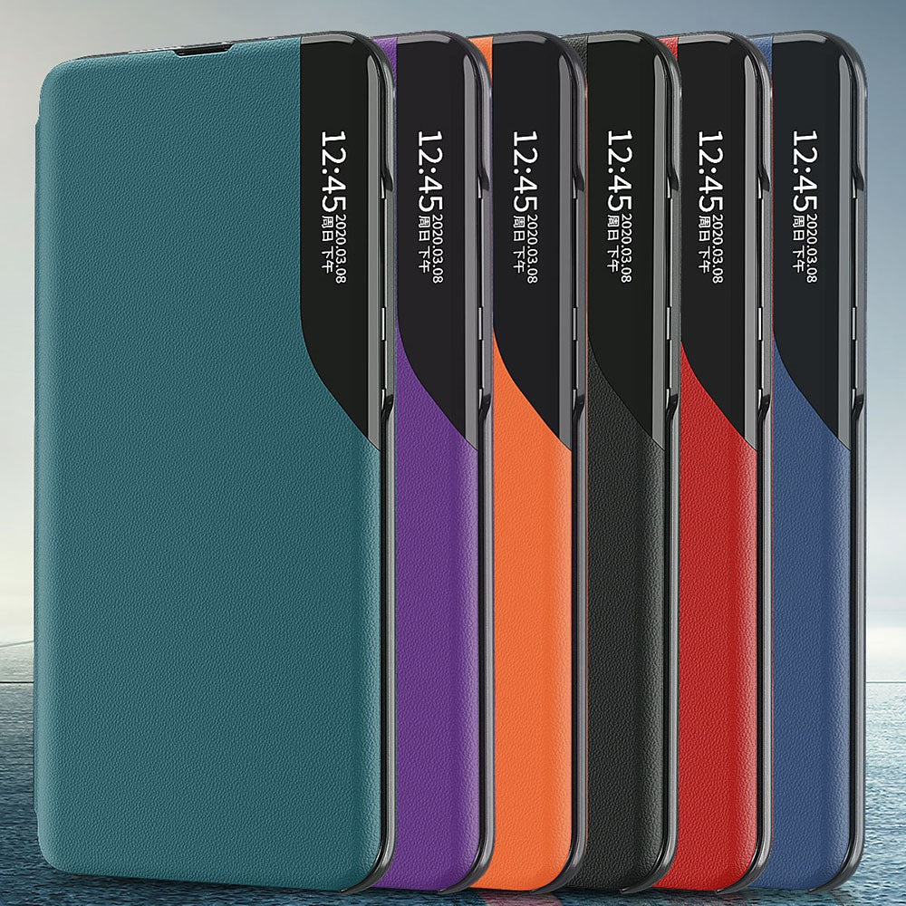 For Samsung Galaxy S23 FE Case View Window PU Leather Stand Cover