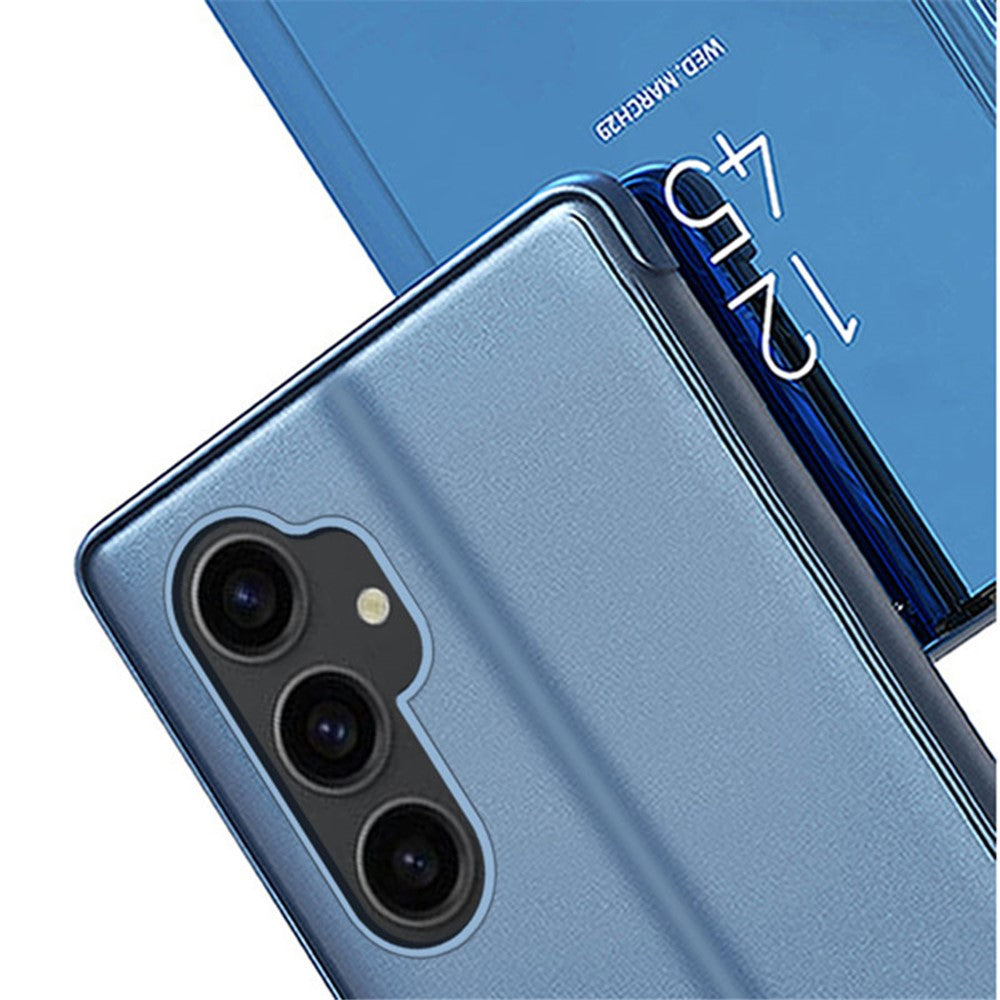 Samsung Galaxy S23 FE Flipfodral i Läder med Stativ Heltäckande Skyddande mobilfodral