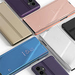 Samsung Galaxy S23 FE Flipfodral i Läder med Stativ Heltäckande Skyddande mobilfodral