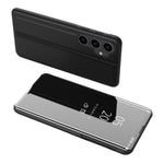 Samsung Galaxy S23 FE Flipfodral i Läder med Stativ Heltäckande Skyddande mobilfodral