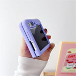 Silikone telefoncover til Samsung Galaxy Z Flip5 5G, Anti-ridse beskyttende foldbart telefoncover