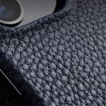 MELKCO Til iPhone 14 Pro Ægte Koskindbelagt PC Telefoncover Magnetisk Faldsikret Cover