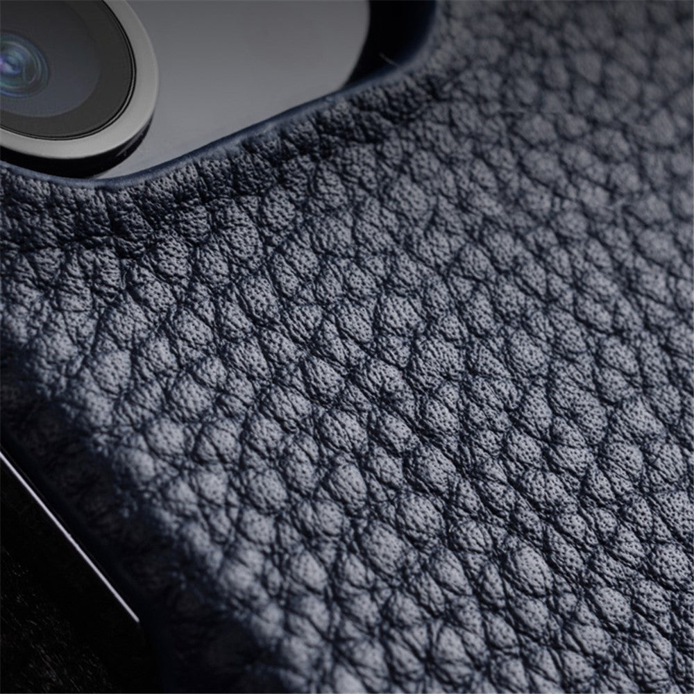 MELKCO Til iPhone 14 Pro Ægte Koskindbelagt PC Telefoncover Magnetisk Faldsikret Cover