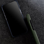 MELKCO Til iPhone 14 Pro Ægte Koskindbelagt PC Telefoncover Magnetisk Faldsikret Cover