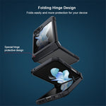XUNDD til Samsung Galaxy Z Flip5 5G Akryl+TPU Telefoncover med Glas+Beskyttelsesbarre