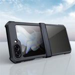 XUNDD til Samsung Galaxy Z Flip5 5G Akryl+TPU Telefoncover med Glas+Beskyttelsesbarre