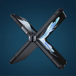 XUNDD til Samsung Galaxy Z Flip5 5G Akryl+TPU Telefoncover med Glas+Beskyttelsesbarre