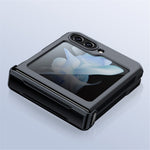 XUNDD til Samsung Galaxy Z Flip5 5G Akryl+TPU Telefoncover med Glas+Beskyttelsesbarre
