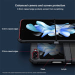 XUNDD til Samsung Galaxy Z Flip5 5G Akryl+TPU Telefoncover med Glas+Beskyttelsesbarre