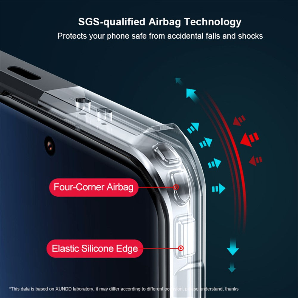 XUNDD til Xiaomi 13 Ultra, akryl + TPU-mobilcover med Airbag-hjørner og faldsikring