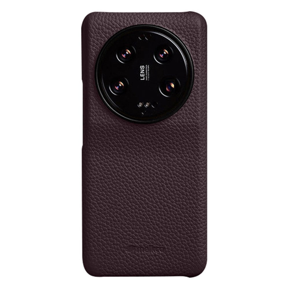 MELKCO Mobilskal till Xiaomi 13 Ultra i äkta nötläder, ofullständigt skal