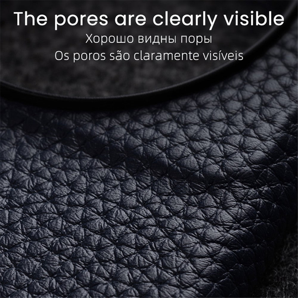 MELKCO Shock-absorbing Cover for Xiaomi 12S Ultra 5G Genuine Cow Leather Coated PC Incomplete Phone Case