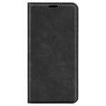 Samsung Galaxy S23 FE PU-läder stativfodral med skin-touch-funktion, plånboksfodral