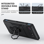 Til Asus ROG Phone 6 5G / ROG Phone 7 5G PC+TPU Telefoncover Anti-skrid Støttefod Telefoncover