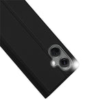DUX DUCIS Skin Pro Series för OnePlus Nord CE3 5G Läderfodral med fallskydd, stativ, korthållare, mobilskal