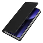 DUX DUCIS Skin Pro Series för OnePlus Nord CE3 5G Läderfodral med fallskydd, stativ, korthållare, mobilskal