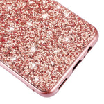 For Samsung Galaxy A24 4G (162.1 x 77.6 x 8.3mm) Glitter Sequins Phone Case Electroplating TPU Frame + PC Back Phone Cover