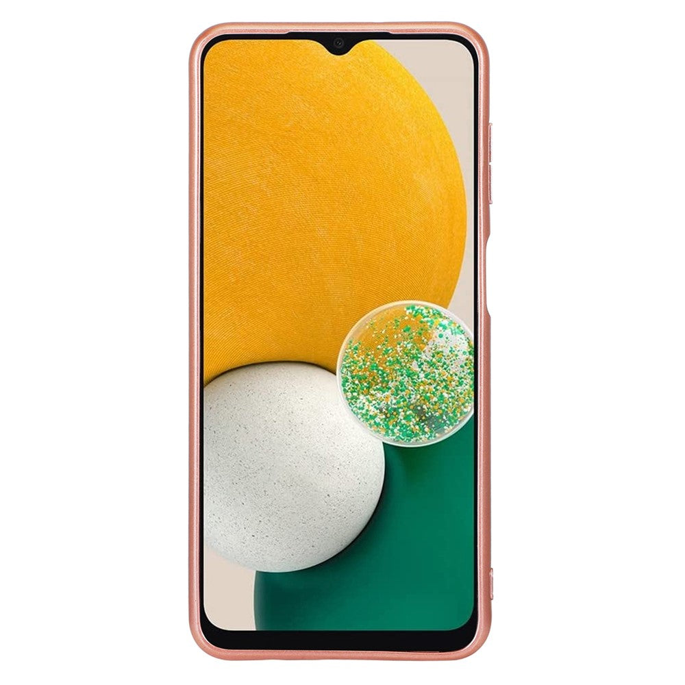 For Samsung Galaxy A24 4G (162.1 x 77.6 x 8.3mm) Glitter Sequins Phone Case Electroplating TPU Frame + PC Back Phone Cover