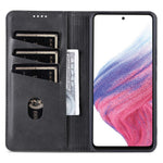 AZNS For Samsung Galaxy S23 FE Wallet PU Leather Case Flip Shell Viewing Stand Cell Phone Cover