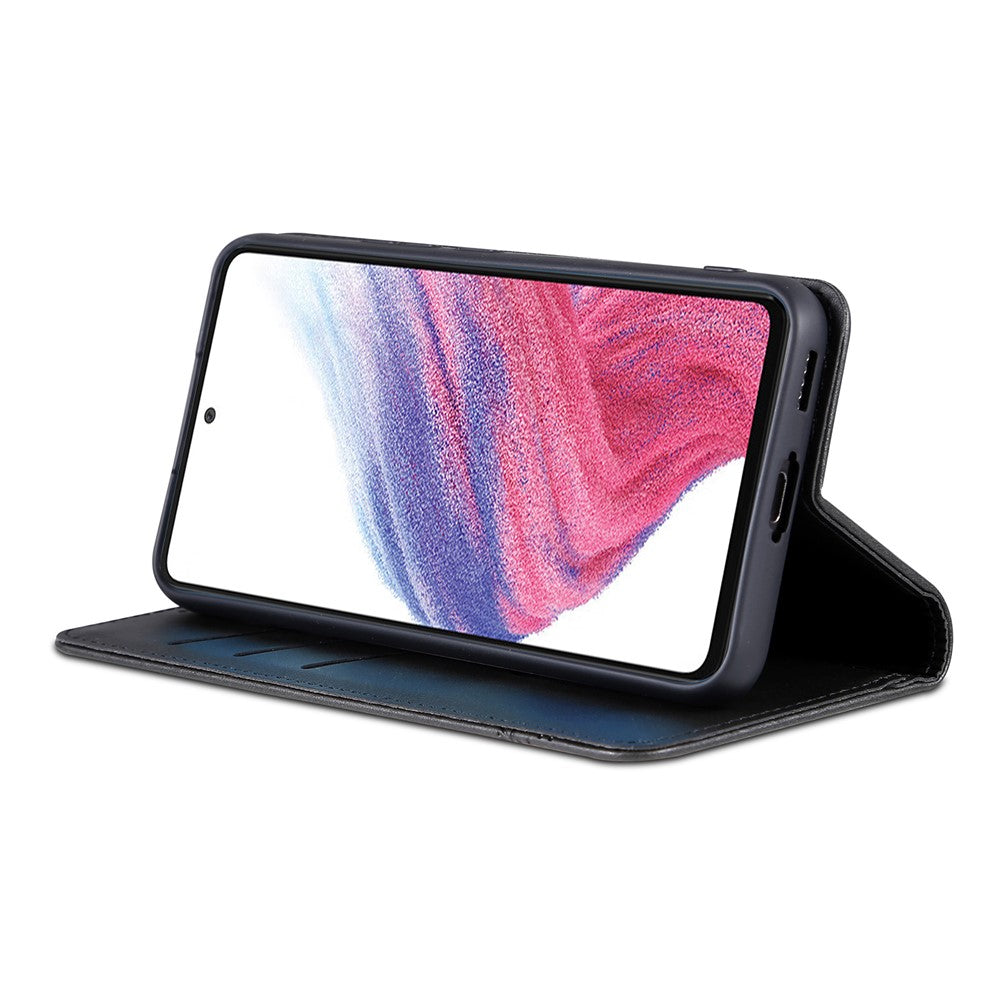 AZNS For Samsung Galaxy S23 FE Wallet PU Leather Case Flip Shell Viewing Stand Cell Phone Cover