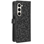 Wallet Shell for Samsung Galaxy Z Fold5 5G Imprinted Dot Pattern Phone Cover PU Leather Stand Case
