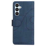For Samsung Galaxy S23 FE Leather Case Wallet Stand Color Splicing Phone Cover