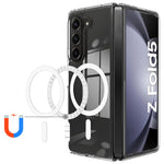 For Samsung Galaxy Z Fold5 5G Magnetic Case Magnetic Case Acrylic+TPU Clear Phone Cover