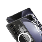 For Samsung Galaxy Z Fold5 5G Magnetic Case Magnetic Case Acrylic+TPU Clear Phone Cover