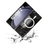 For Samsung Galaxy Z Fold5 5G Magnetic Case Magnetic Case Acrylic+TPU Clear Phone Cover