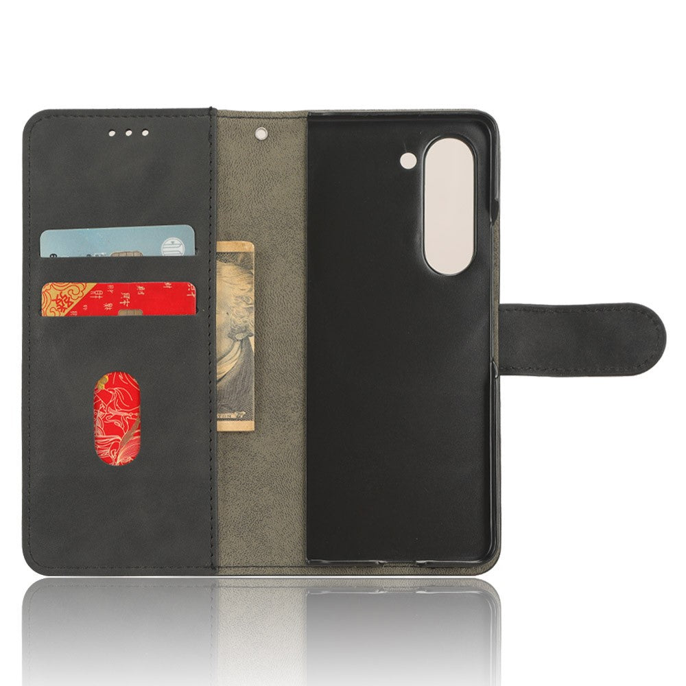 For Samsung Galaxy Z Fold5 5G Wallet PU Leather Case Stand Skin-touch Full Protection Phone Cover